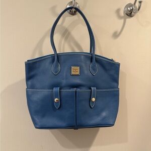 Dooney & Bourke Classic Blue Crescent Tote - NWT